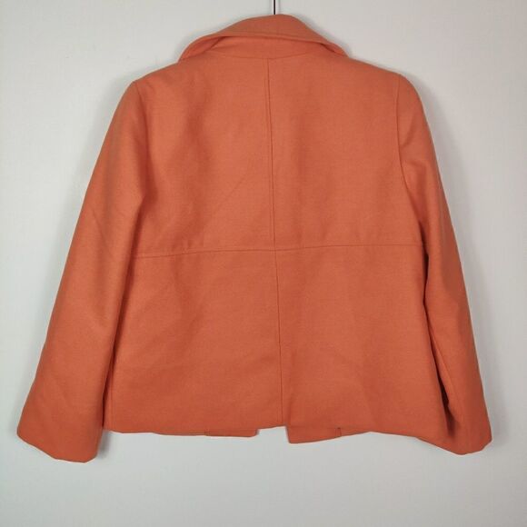 Chico's Orange Coat Size 1 or Women's Medium‎ - Picture 4 of 5